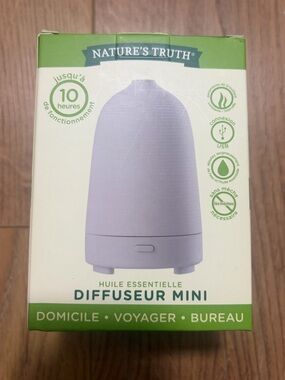 Nature’s Truth Mini Essential Oil Diffuser – New